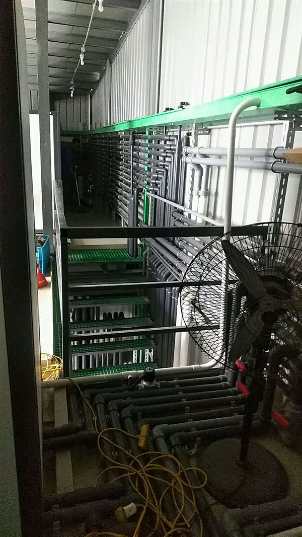 電鍍廠中水回用施工現場